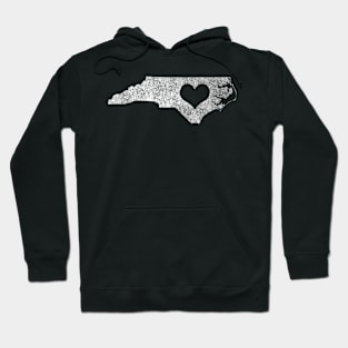 I Heart North Carolina Hoodie